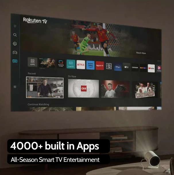 CineMaster Pro® - 4K Smart Projector