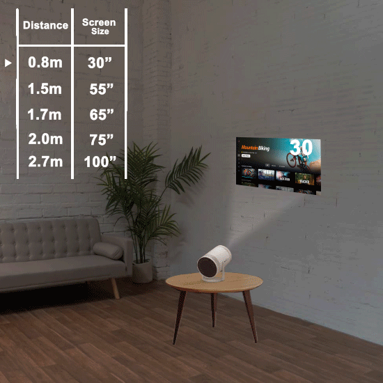 CineMaster Pro® - 4K Smart Projector