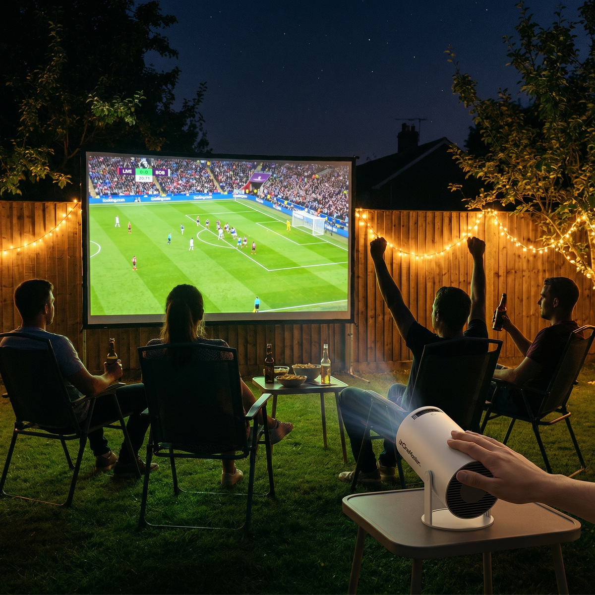 CineMaster Pro - Ultra HD Projector with built-in App and Smart TV ...