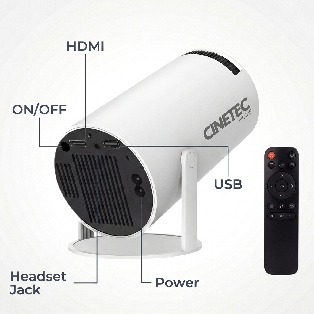 Cinetec Home® - X1 PRO Smart Projector