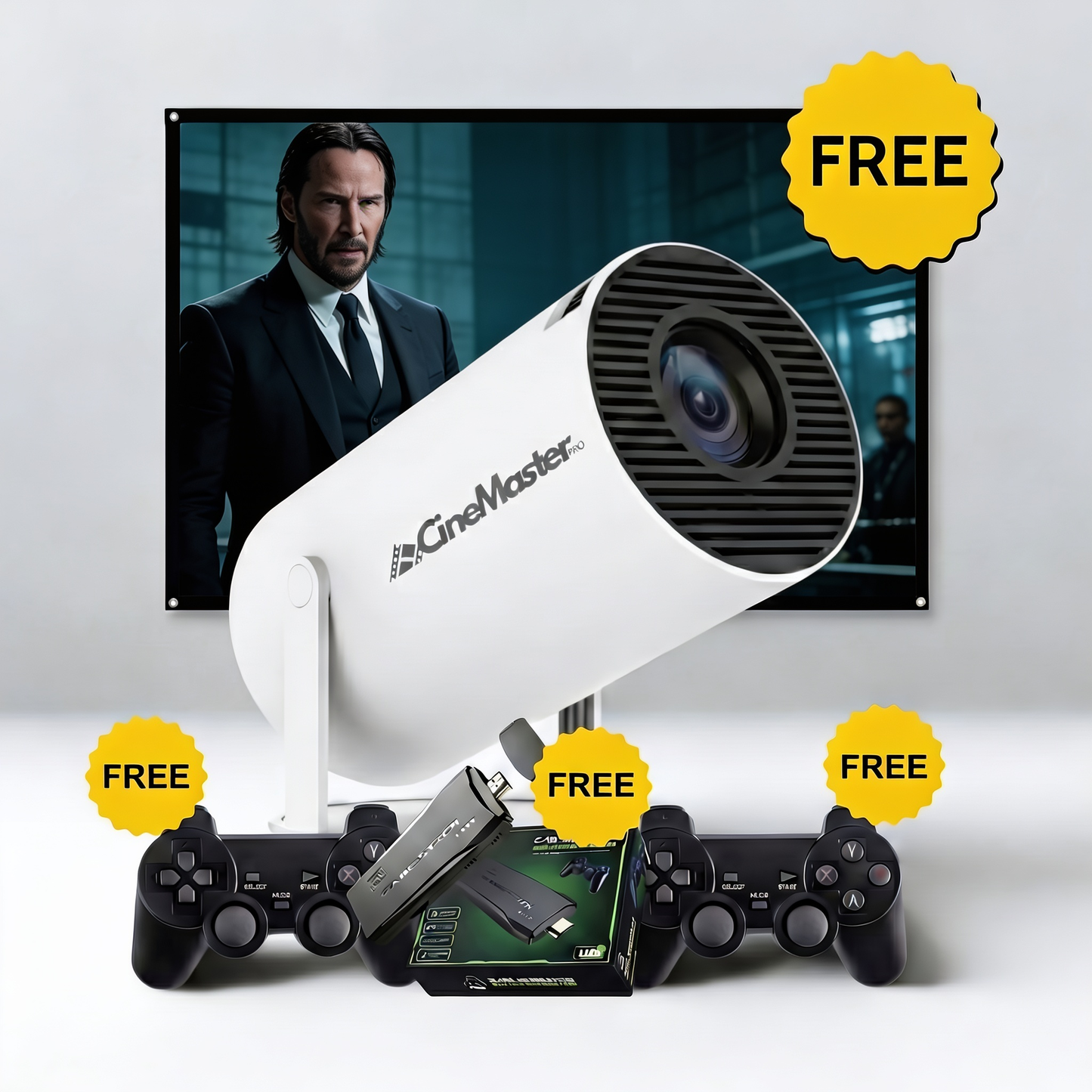 Cinemaster PRO® - 4K Smart Projector