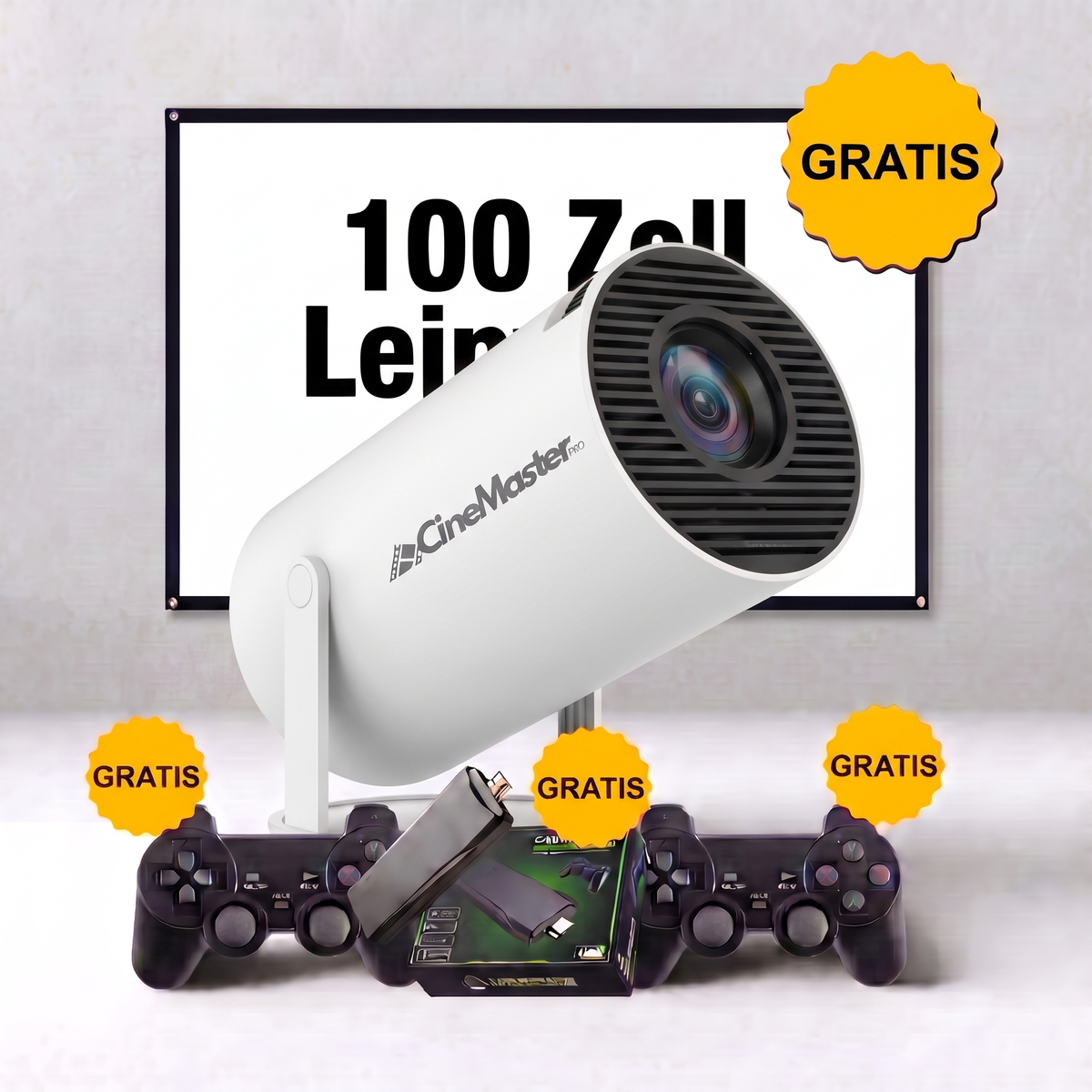 CineMaster Pro® - 4K Smart Projektor