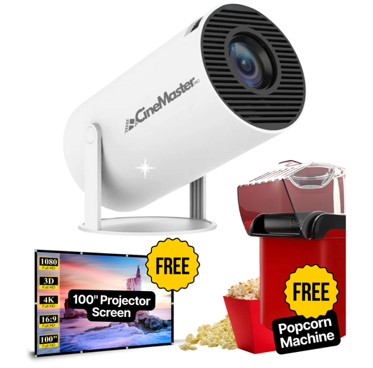 CineMaster Pro® - 4K Smart Projector