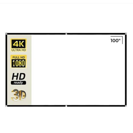 100inch White Projector Screen